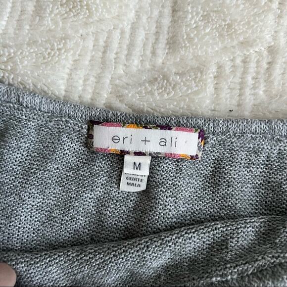 Anthropologie Eri + Ali Naples Off-the-Shoulder Tunic Sweater - Picture 5 of 6